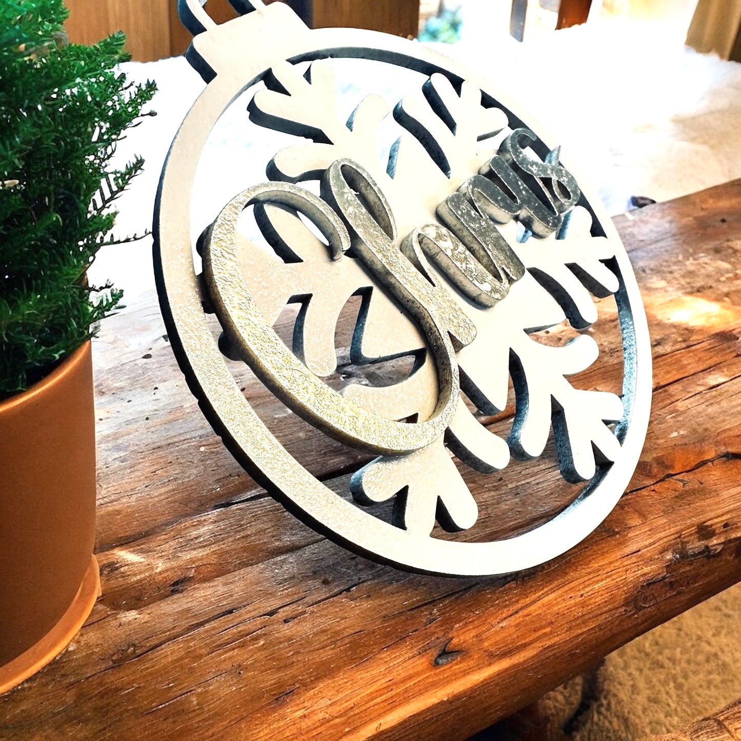 Beautiful Personalized Snowflake Ornament